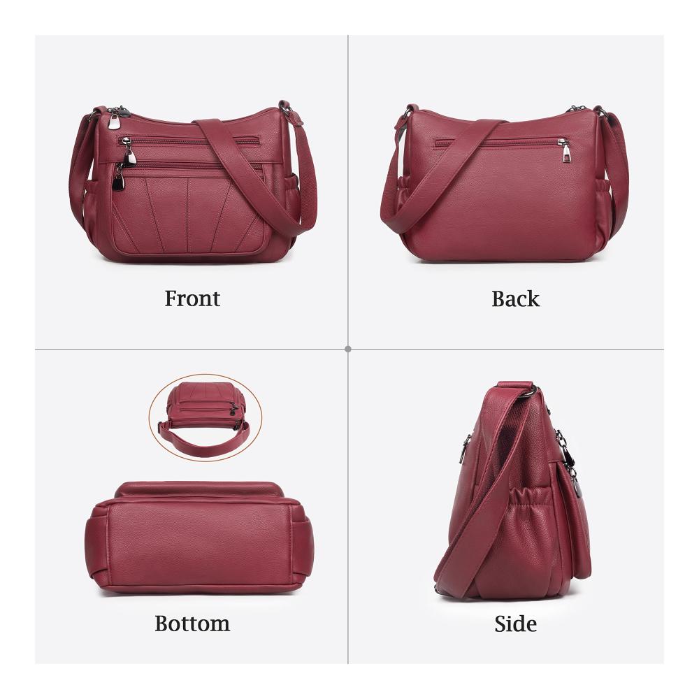 Entdecke den ultimativen Stil Damen Umhängetasche aus hochwertigem PU-Leder - Perfekte Kombination aus Eleganz und Funktionalität für den täglichen Gebrauch