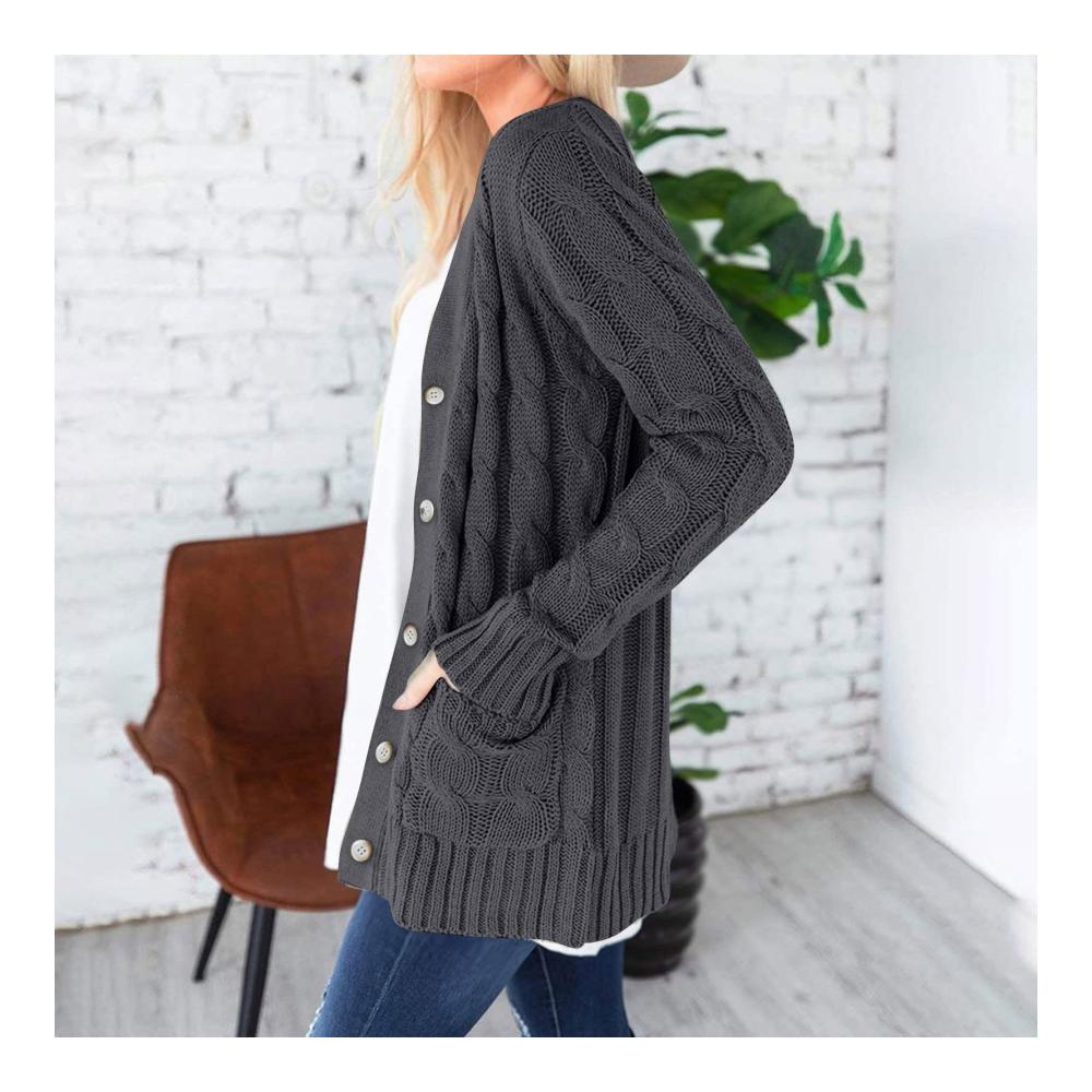 Elegante Damen Strickjacken Moderner Langarm Strickmantel für Herbst und Winter in großen Größen. Stilvoll warm und zeitlos! Jetzt entdecken