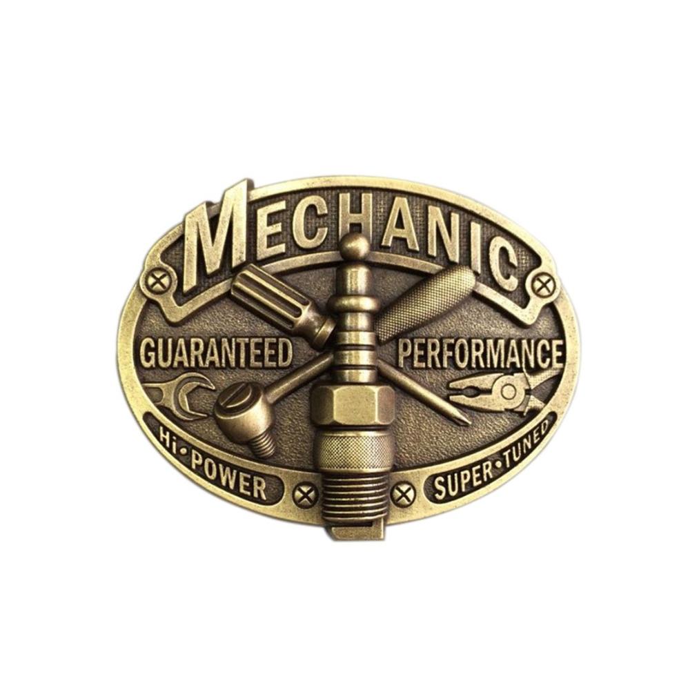 Authentische Handwerkskunst Vintage Bronze Gürtelschnallen für Mechaniker aus US-Lagerbeständen - Einzigartige Accessoires für den Stilbewussten. Schnappen Sie sich Ihren heute