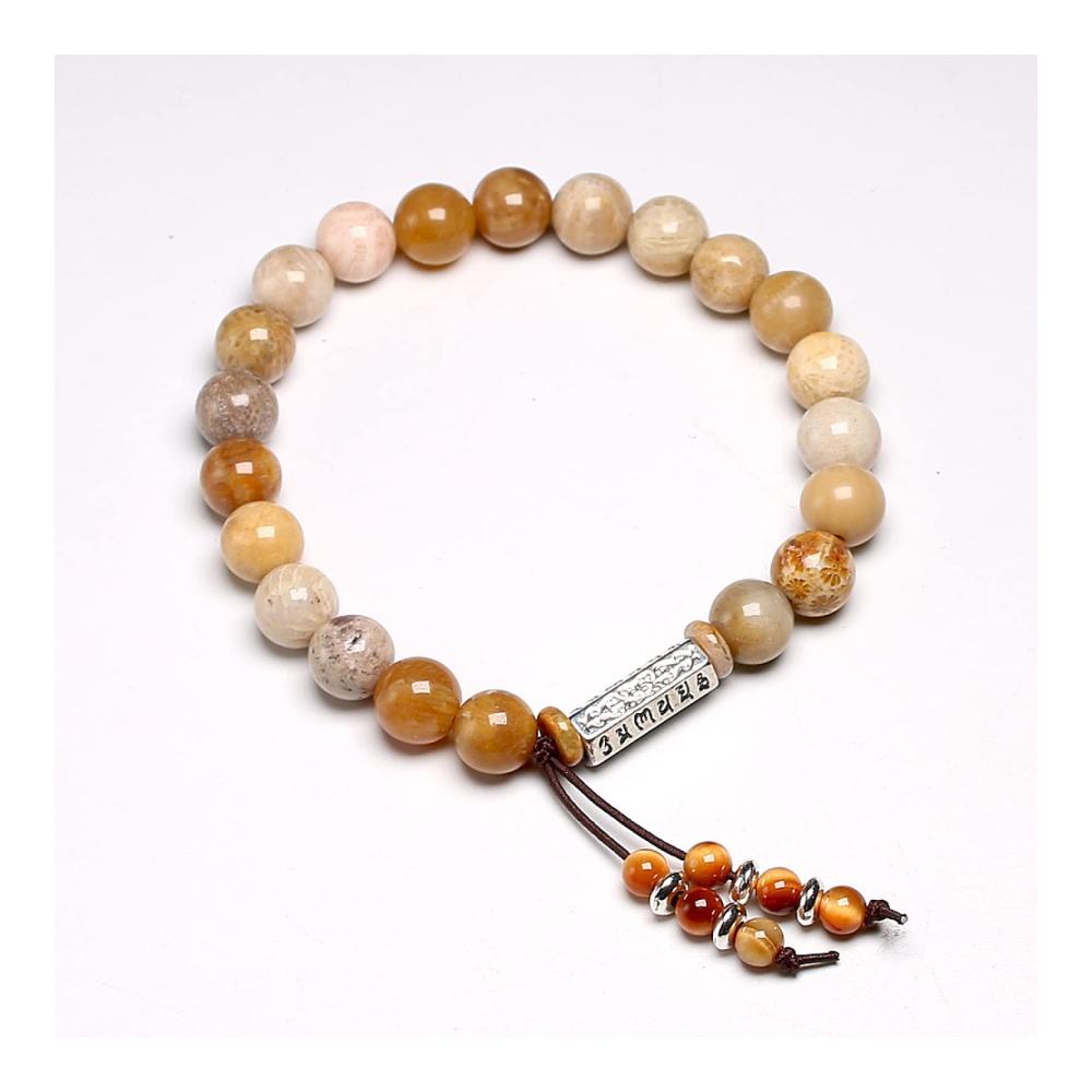 Entdecken Sie den natürlichen Glanz Exquisite Yoga-Armbänder mit 8 mm Edelsteinperlen für Männer und Frauen - Einzigartiger Armschmuck zum Strahlen