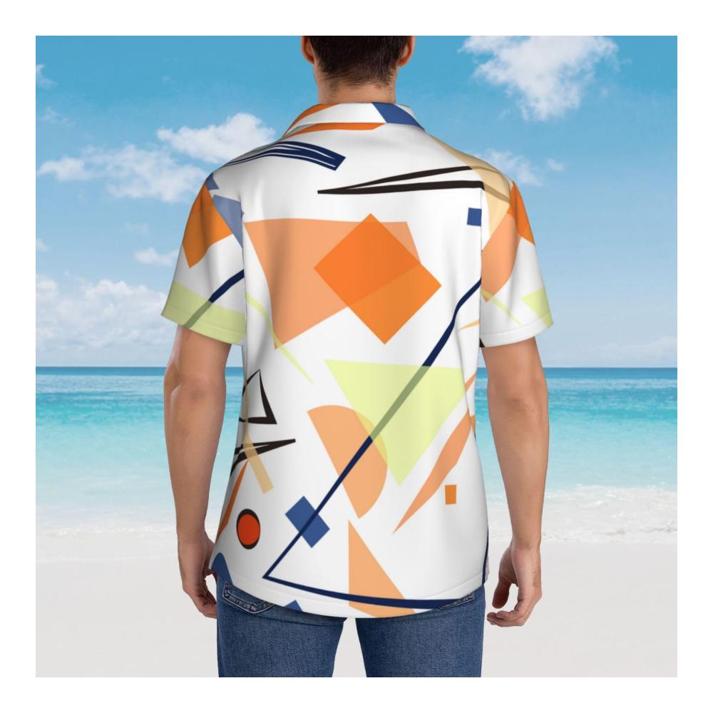 Entspannte Sommerstimmung mit stilvollem Hawaii-Hemd für Herren Kurzärmeliges Strand-Shirt perfekte Urlaubskleidung mit lässigem Aloha-Flair und Knopfleiste