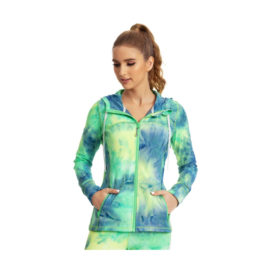 blau-grüner Tie-Dye