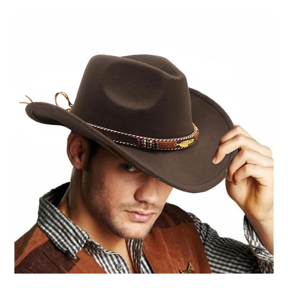 Entdecke den zeitlosen Stil Hochwertige Cowboyhüte für Herren und Damen | Klassischer Western-Hut für Outdoor-Abenteuer und Strandspaß