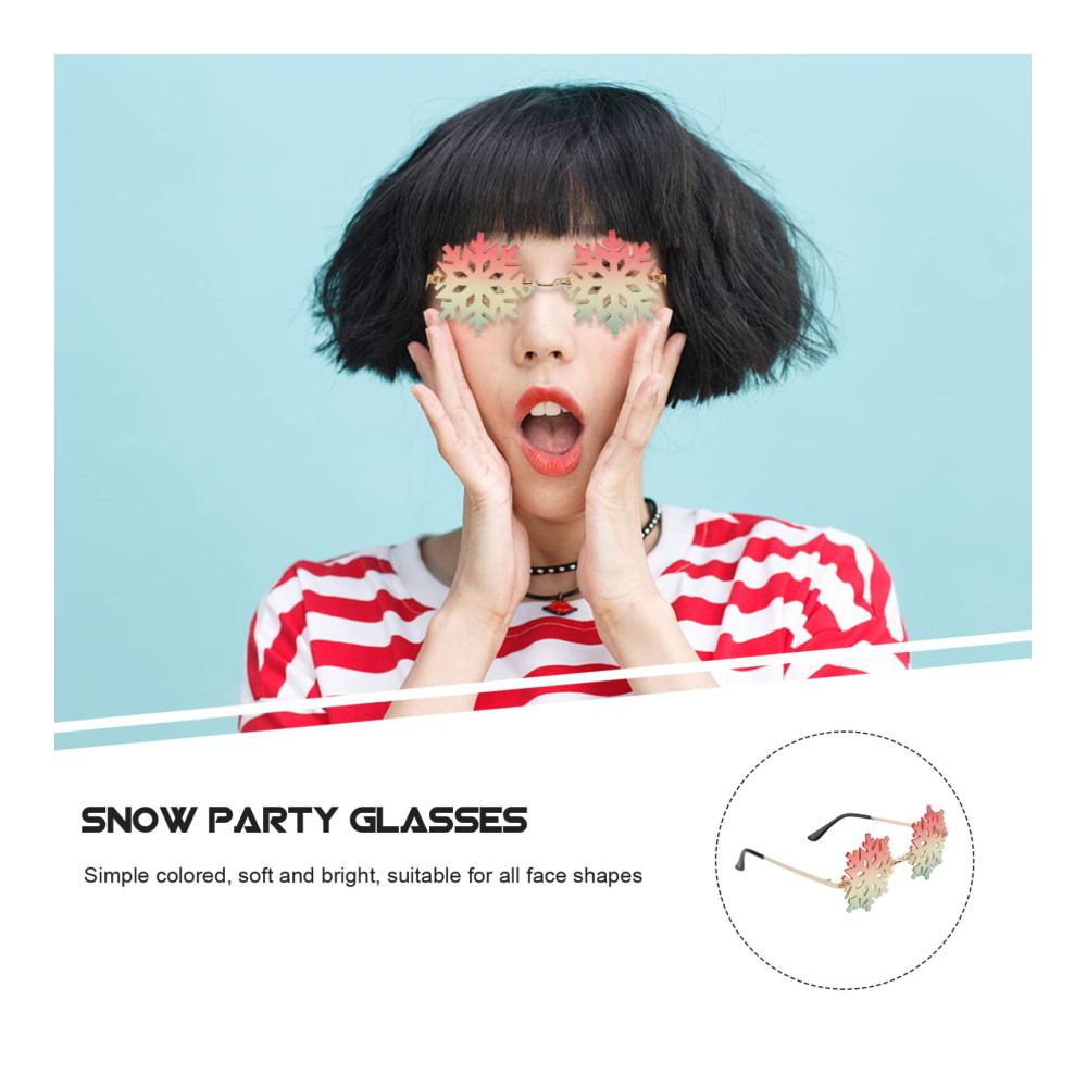 Entdecke den coolen Stil Schneeflocken-Sonnenbrille für die ultimative Party! Stilvoll und lustig für Damen und Herren. Jetzt erhältlich
