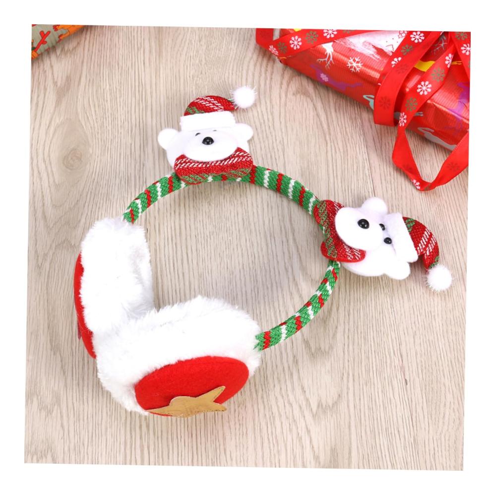 Entzückende Elch-Ohrenschützer für die Feiertage 2St künstliche Weihnachts-Ohrwärmer mit Plüsch. Perfekt für weihnachtliche Dekorationen und gemütliche Wintermomente