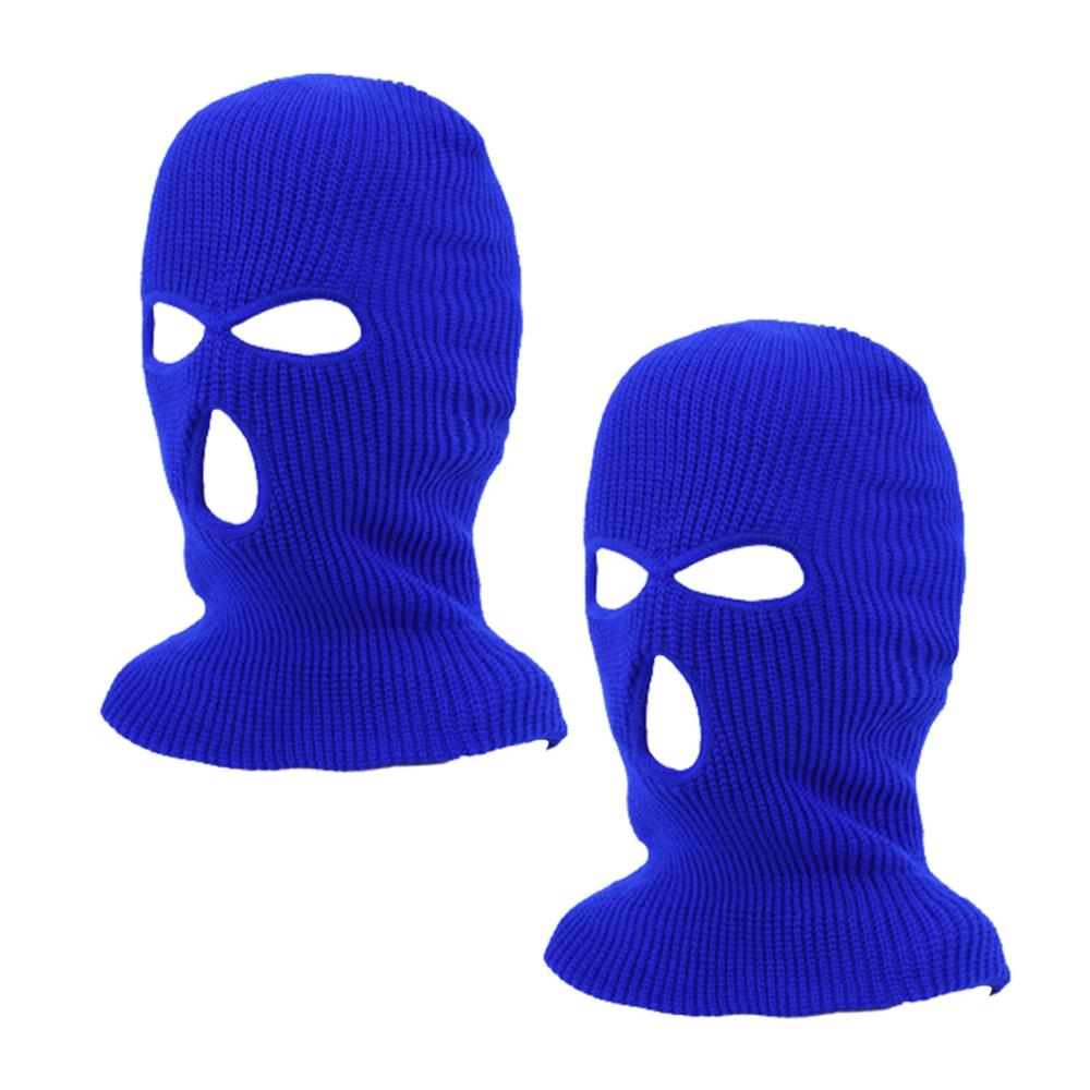Behagliche Sturmhauben 2er Set Strickhandschuhe & warme Skimaske in Blau für ultimativen Winterschutz! Perfekte Accessoires für Ski & Outdoor-Spaß
