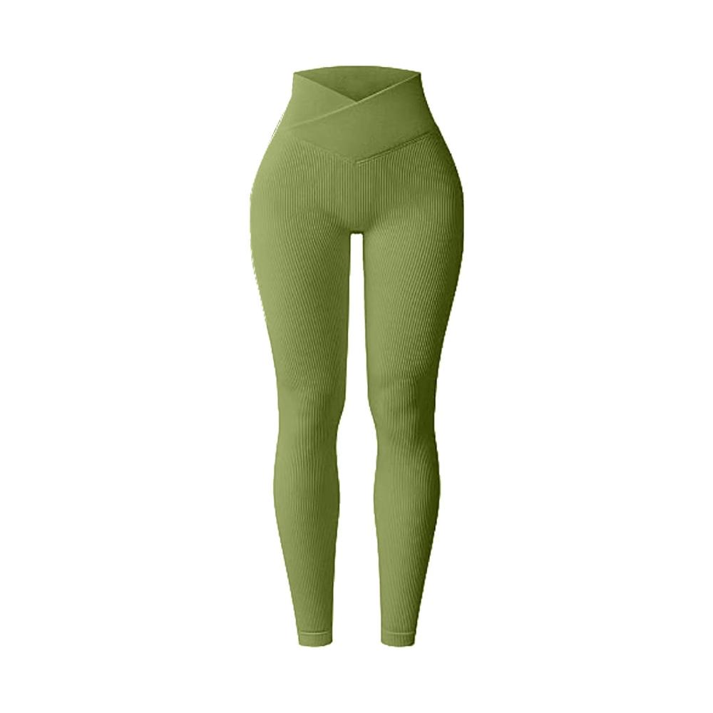 Damen High-Waist-Sport-Leggings mit Handytasche | Fitness Gym Golfhose Yogahose | Sportliches Damen Lang Bein | Booty Scrunch Lift Butt Hose | Schwarz