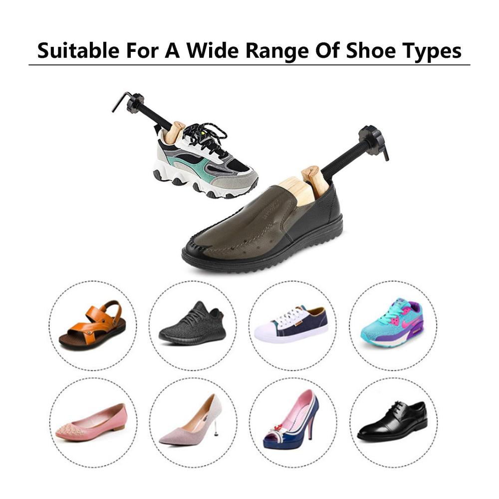Erleben Sie ultimativen Komfort Holz-Schuhspanner für Damen und Herren mit 4 Druckentlastungspolstern für Sneaker oder Stiefel