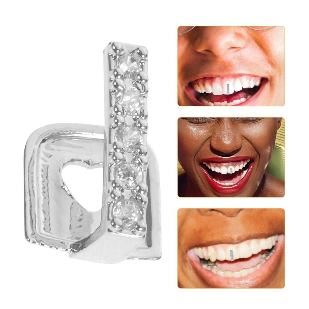 Luxuriöse Schmuck-Sets Diamantbesetzte Grillzähne Vampirzahn-Kappen & mehr – Glanzvolle Accessoires für Halloween-Cosplay & besondere Anlässe! Entdecke jetzt