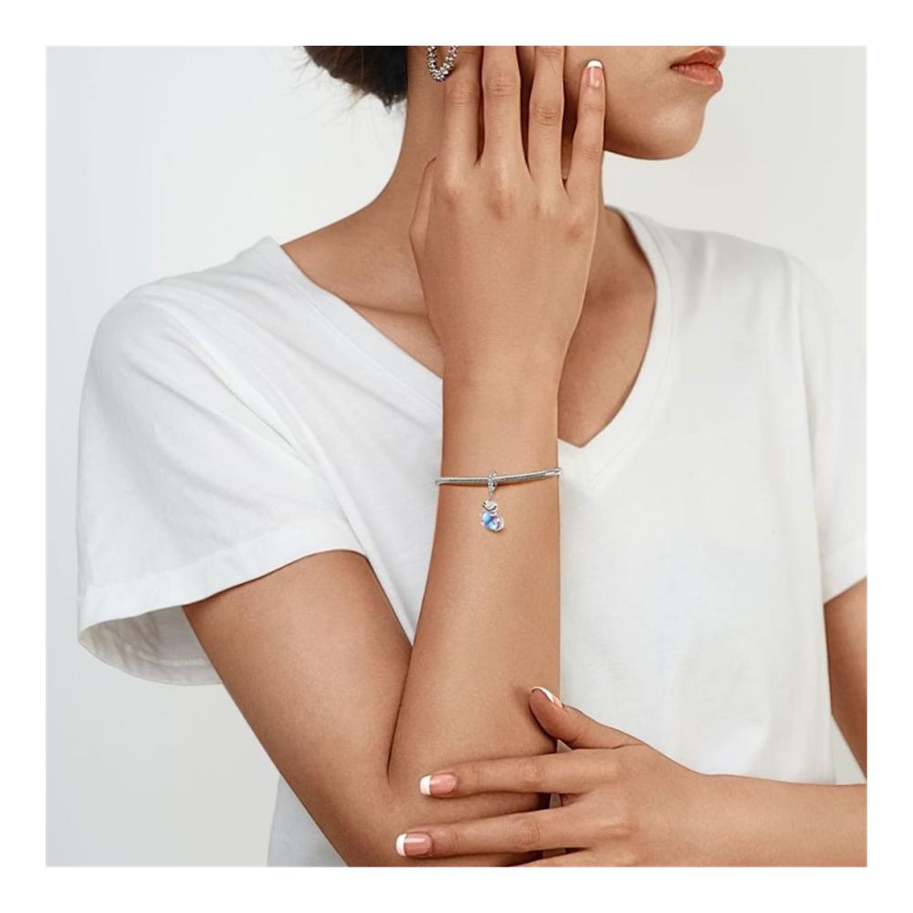 Entdecke den Zauber GNOCE Charm Perle Glückskatze mit Glocke - 925 Sterling Silber Bead Charms für einzigartige Armbänder & Halsketten. Perfektes Geschenk für stilbewusste Frauen