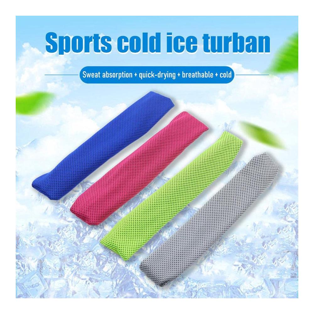4-er Pack Sportive Haarbänder mit einzigartiger Verdampfungskühlung Tumnea Sport-Stirnbänder aus atmungsaktivem Material schweißabsorbierend für schnelle Abkühlung und Linderung