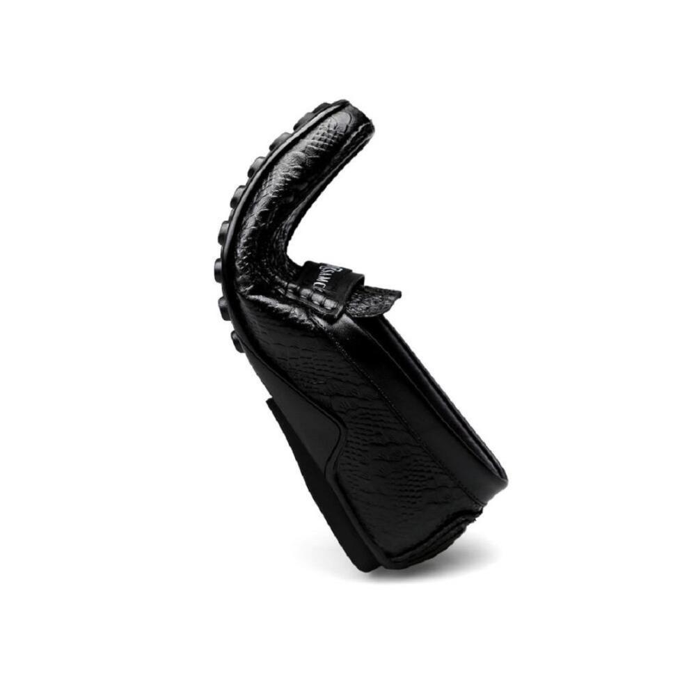 Erstklassige Slipper & Mokassins für Herren Elegante Lederschuhe perfekt für Business und Freizeit. Rutschfest zeitlos und stilvoll in Schwarz. Größe 40 EU