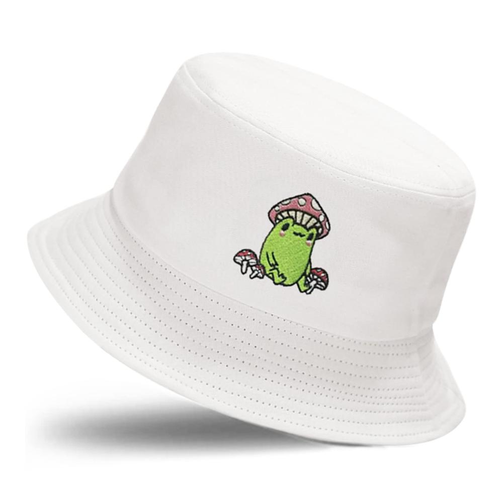 Frosch Pilz Weiß