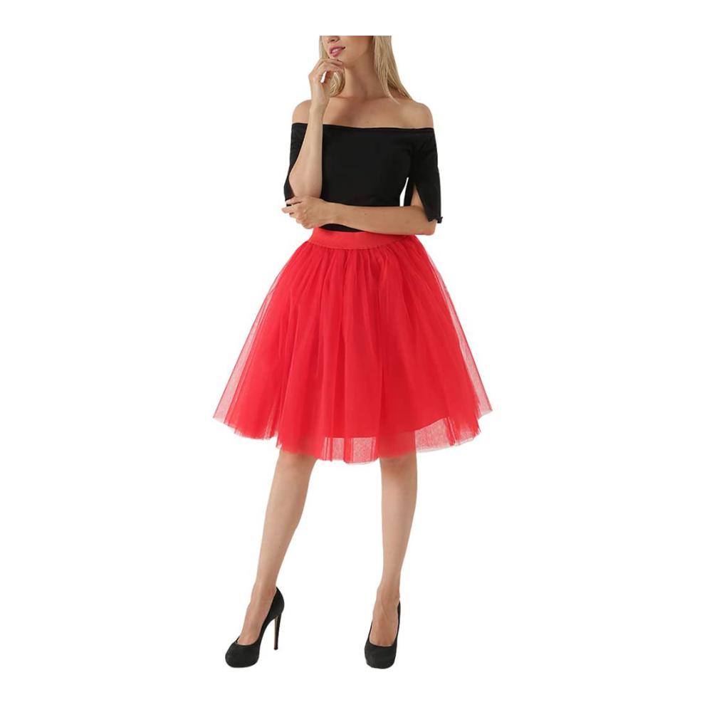 Einzigartiger Vintage Charme Damen Röcke - Stilvoller Tüllrock mit hoher Taille für Ballett Partys & Karneval. Jetzt entdecken und den Look perfektionieren