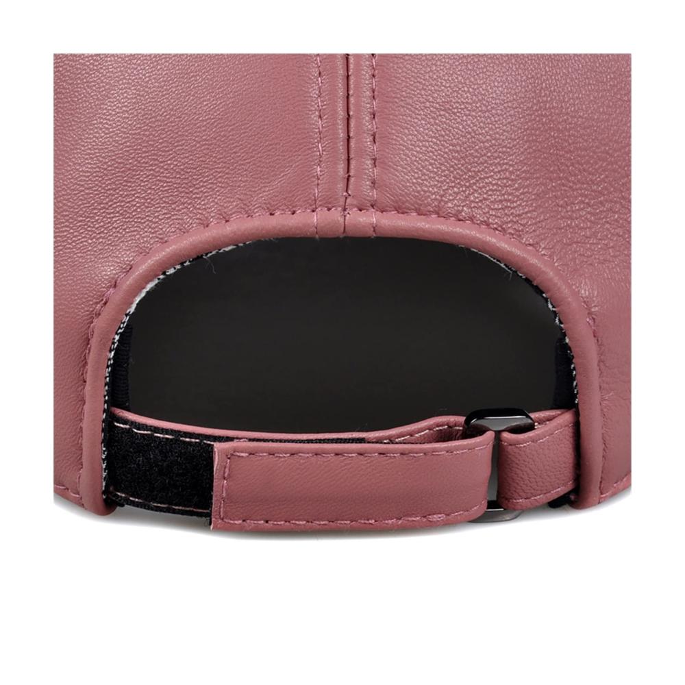 Stilvoller Panamahut Elegante Damenmode in Rosa. Exklusiver Leder-Snapback für Streetwear-Enthusiasten. Erleben Sie den Luxus des Panama-Designs