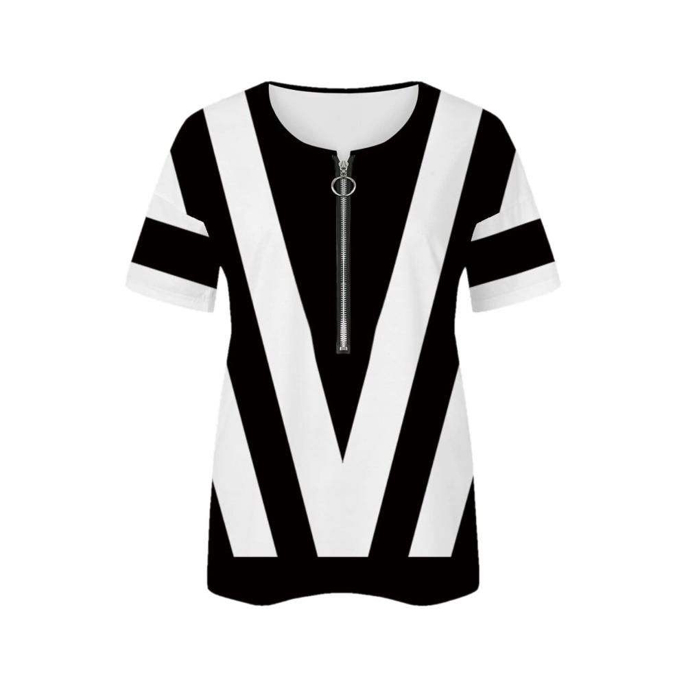 Damen V-Ausschnitt T-Shirt Sommerliches Halbarm-Shirt mit Strass Motiv Atmungsaktive und lässige Damenbluse 2023 Neue Mode Kleidung