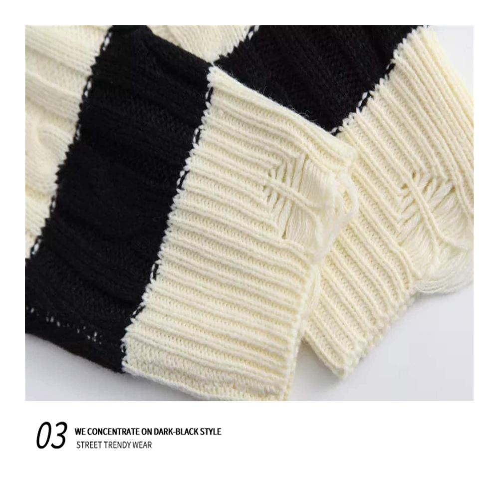 Entdecken Sie den ultimativen Komfort Lockerer übergroßer Retro-Pullover für Damen - Ein fauler Paar-Pullover zum Verlieben