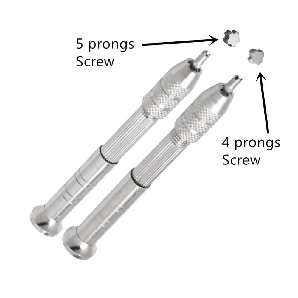 Entdecken Sie die Präzision 4 Zinken und 5 Zinken 2 75 mm Klingen - Ihr unverzichtbares Werkzeug für Uhrenarmbänder Lünetten Gehäuse und hintere Schrauben