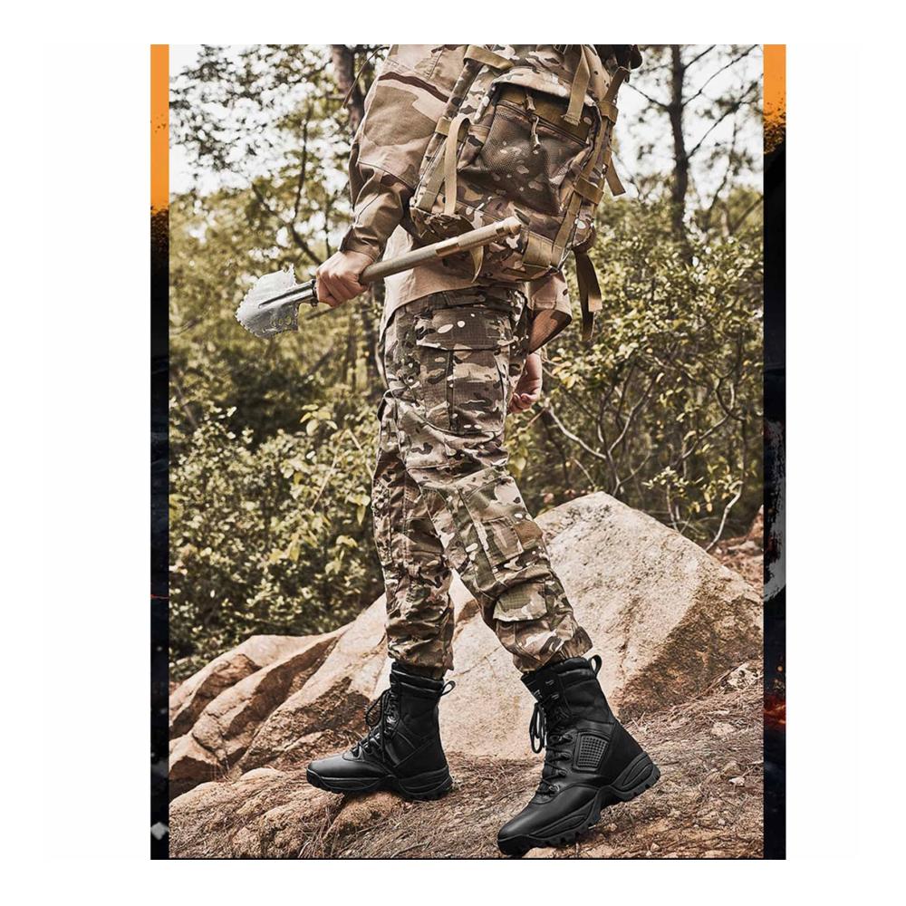 Ultimative Militär & Tactical Kampfstiefel für den Outdoor-Einsatz! Strapazierfähig atmungsaktiv & sicher. Ideal für Armee-Patrouillen und Sicherheitsdienste in jedem Terrain