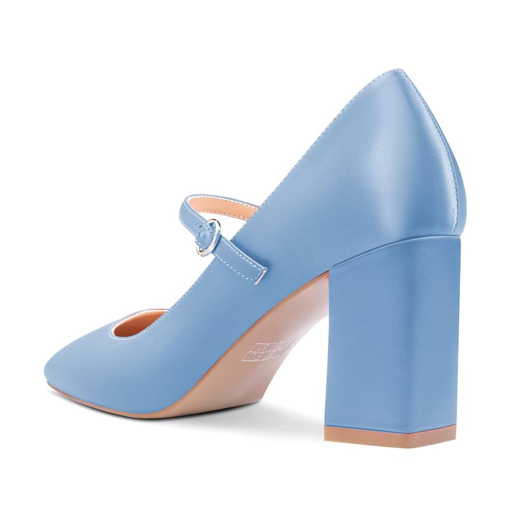 Elegante Castamere Damen Chunky Blockabsatz Pumps für Hochzeit Party & Dress – Hochwertige Mary Jane Schuhe mit hohem Absatz und eckiger Zehenkappe. Stilvoll und bequem