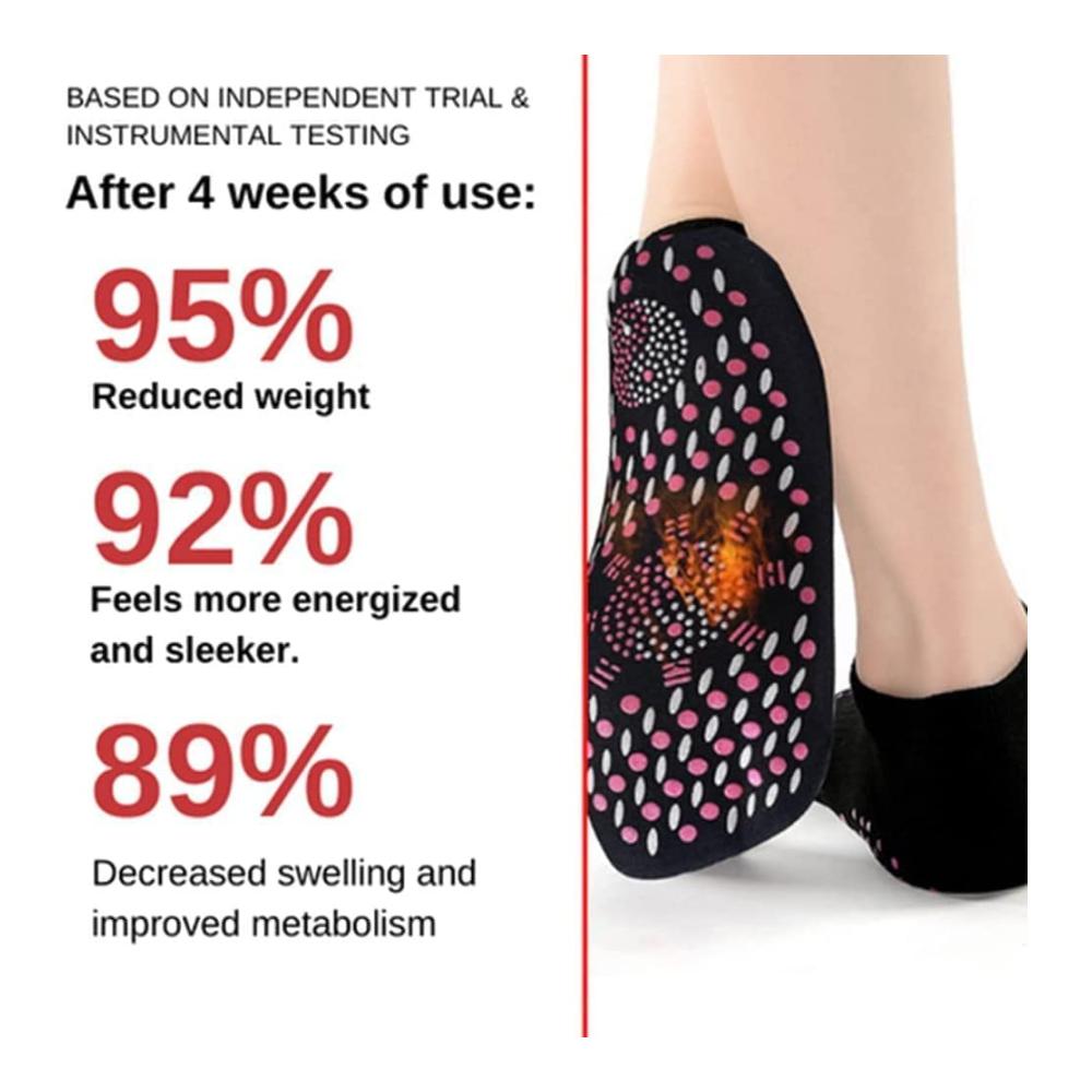 Verwöhnen Sie Ihre Füße mit 3 Paar Turmalin-Akupressur-Socken – Wärme Gesundheit und Komfort in einem! Entdecken Sie jetzt die Wohltat für Ihre Sohlen! 🧦🔥 Socken Gesundheit Wärme