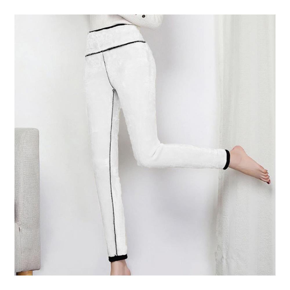 Winter-Warme Thermo-Fleece Jogginghose für Damen Hochtaillierte Leggings Skihose Schlankheitstraining & Laufhose mit Softshell
