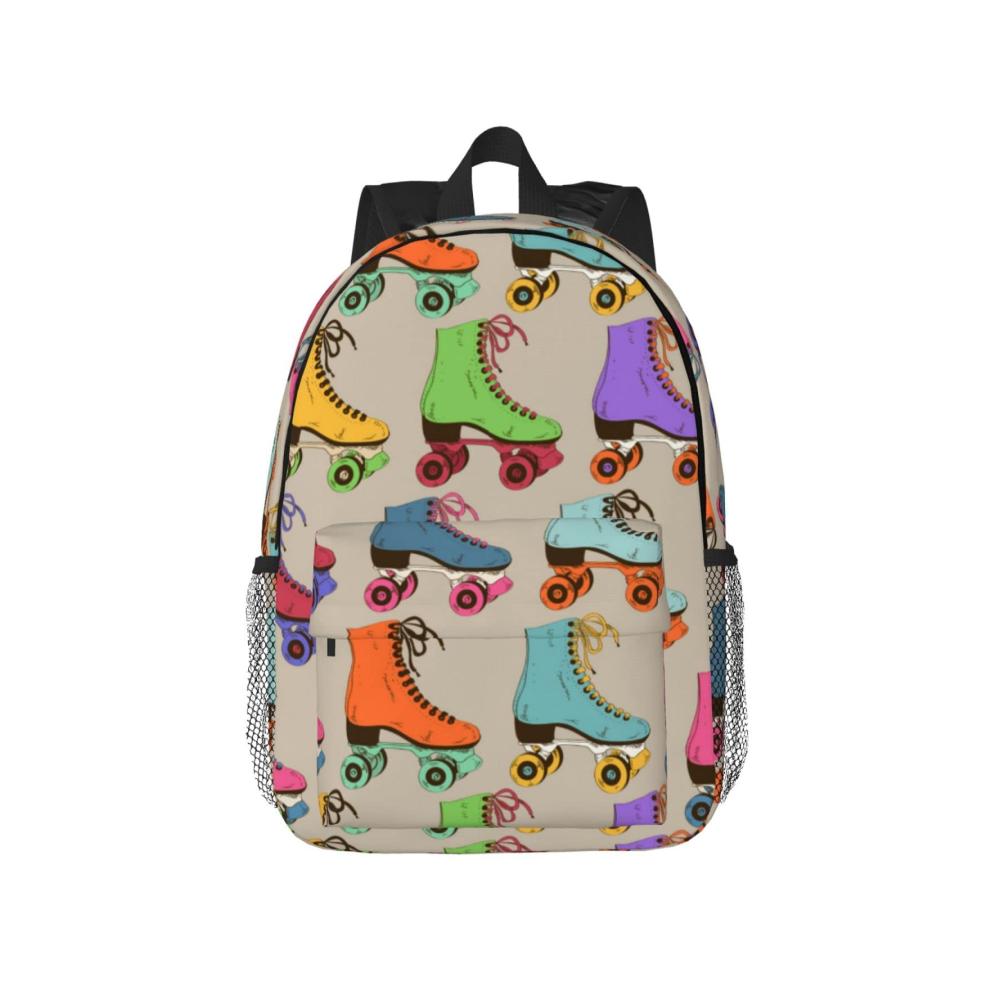 Retro Bunte Rollschuhe