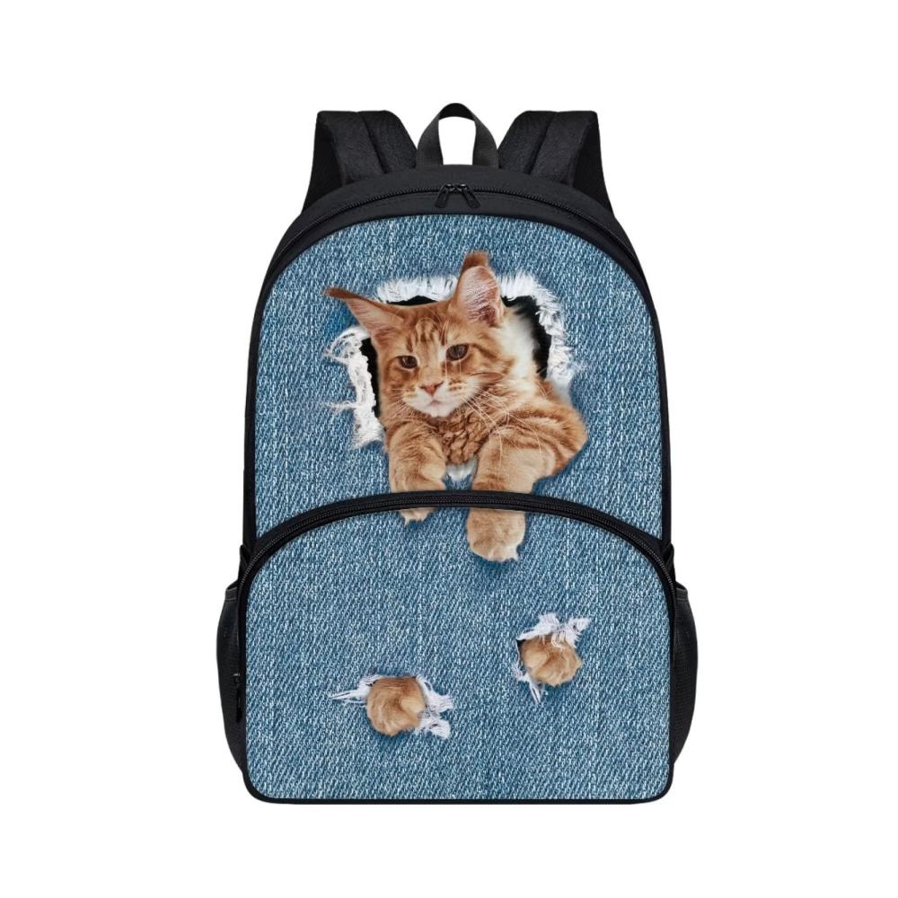 Denim Hole Cat