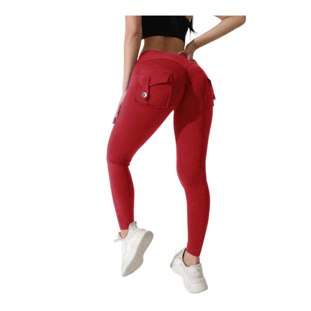 Damen Jogginghosen Sport Gymnastik Leggings Kompressionshose Aktiv Garten Leggings für Frauen mit Taschen Sport Golf Yoga Schwarz Workout Mesh Butt