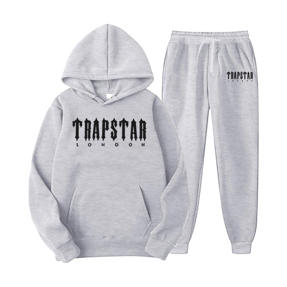 Bequemer Trainingsanzug Herren | Sportlich und vielseitig für Fitness Freizeit und mehr | Jogginghose und Hoodie für höchsten Komfort | Baumwolle mit Oversize-Schnitt | Schwarz Rot Grau