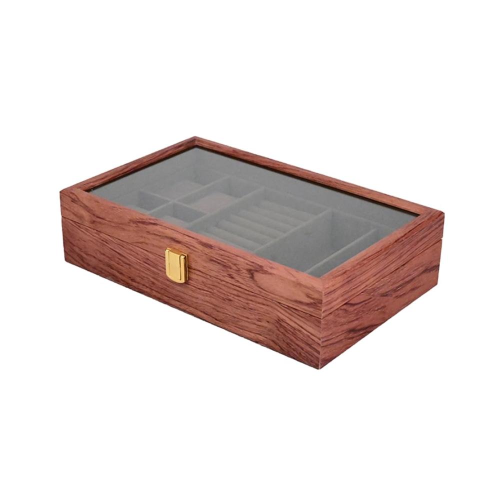 Luxuriöse Palisander Aufbewahrungsbox Organisiert Uhren Schmuck Ringe & Sonnenbrillen stilvoll. Europäische japanische & koreanische Eleganz vereint. Langlebig & leicht zu handhaben