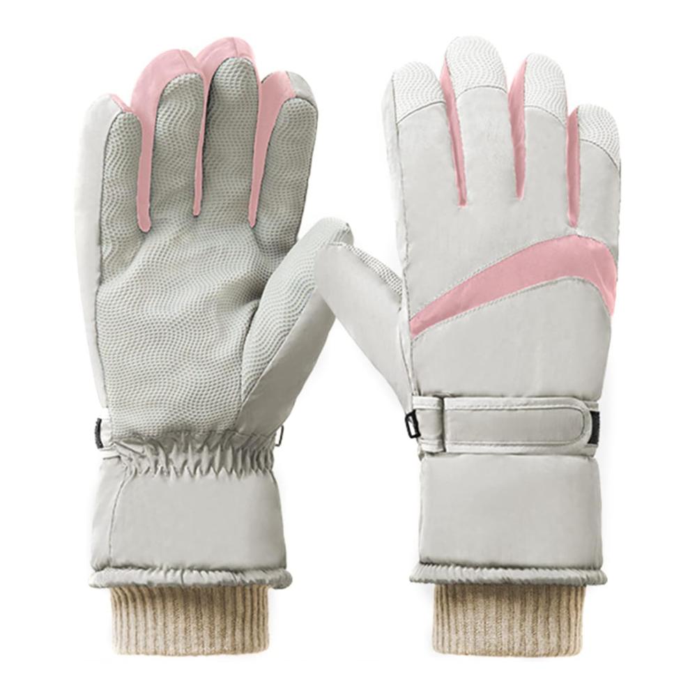 Wasserdichte Skihandschuhe Winter Warme Schneehandschuhe Hoch atmungsaktiv für Erwachsene | Polyester Ski Snowboard Outdoor Handschuhe C/1133