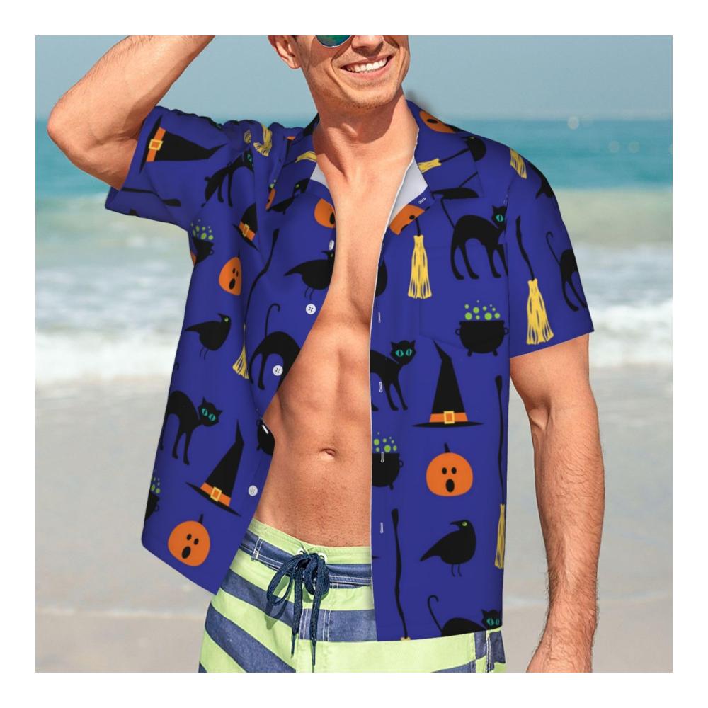 Entdecke den perfekten Style Kurzärmeliges Hawaii-Hemd für Herren - Sommerfrische und Lässigkeit vereint! Ideal für Strand und Urlaub. Jetzt bestellen und Aloha-Feeling erleben