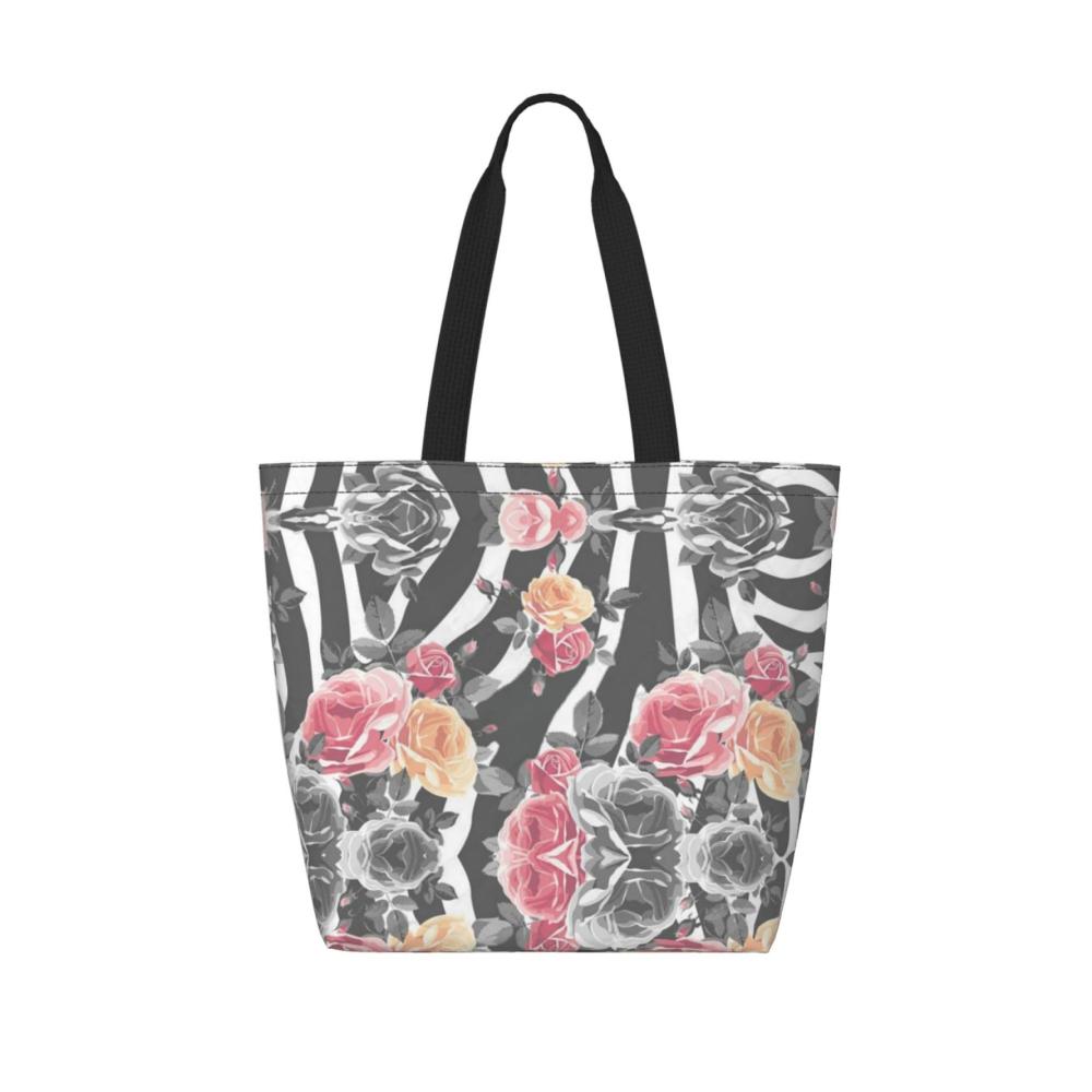 Rosen Blume Floral Zebra Streifen