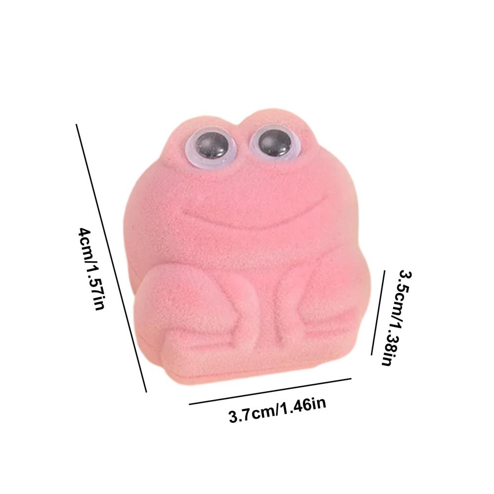 Tierringe für Kinder mit Frosch-Motiv - Schmuckzubehör für modische Partys Knöchelring Fingerreif Cartoon-Ring Schmuck-Organizer