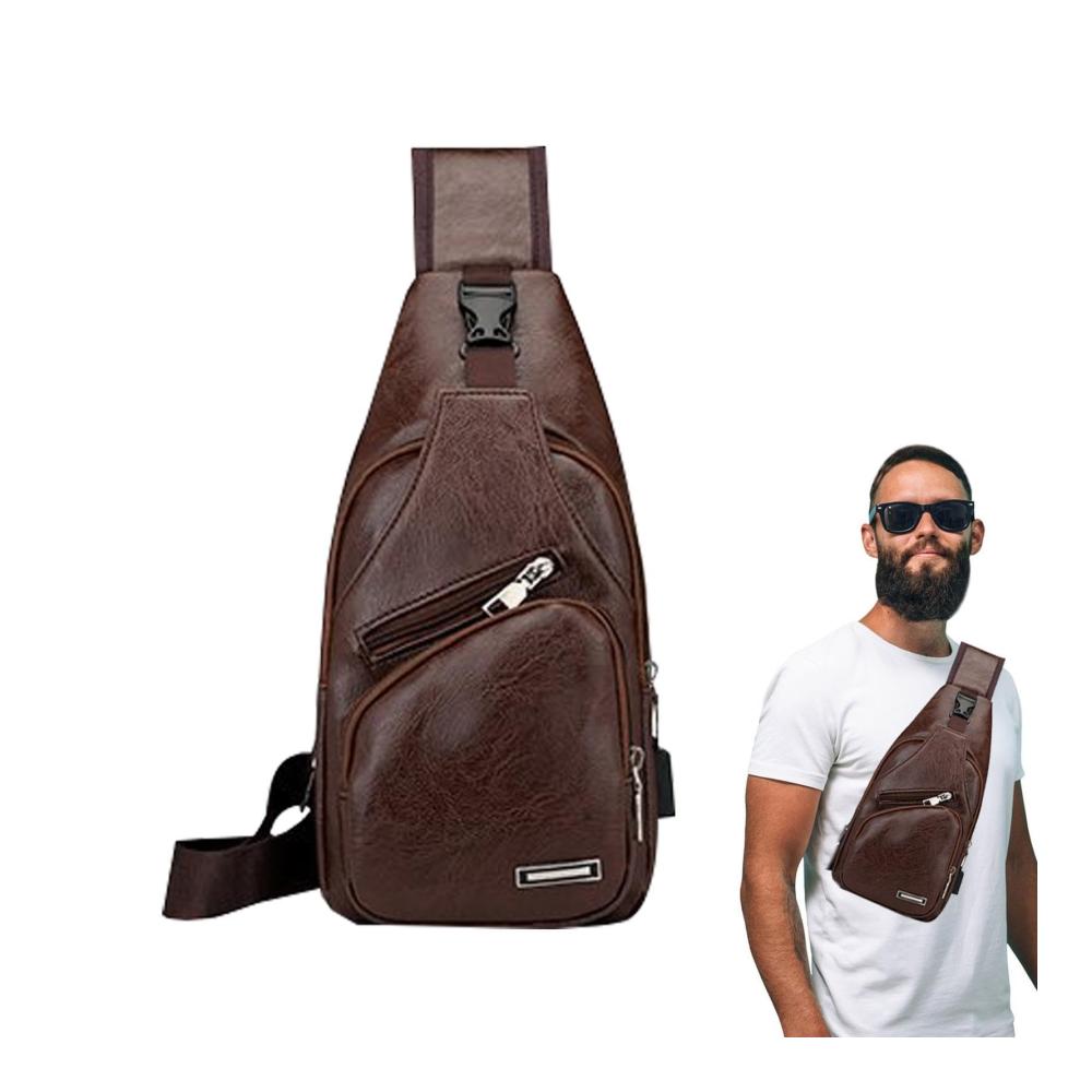 Entdecken Sie die Vielseitigkeit Schultertaschen mit PU-Leder und Kopfhörer-Loophole. Verstellbarer Gurt für bequeme Trageoptionen. Ideal für Reisen Wandern und den täglichen Gebrauch