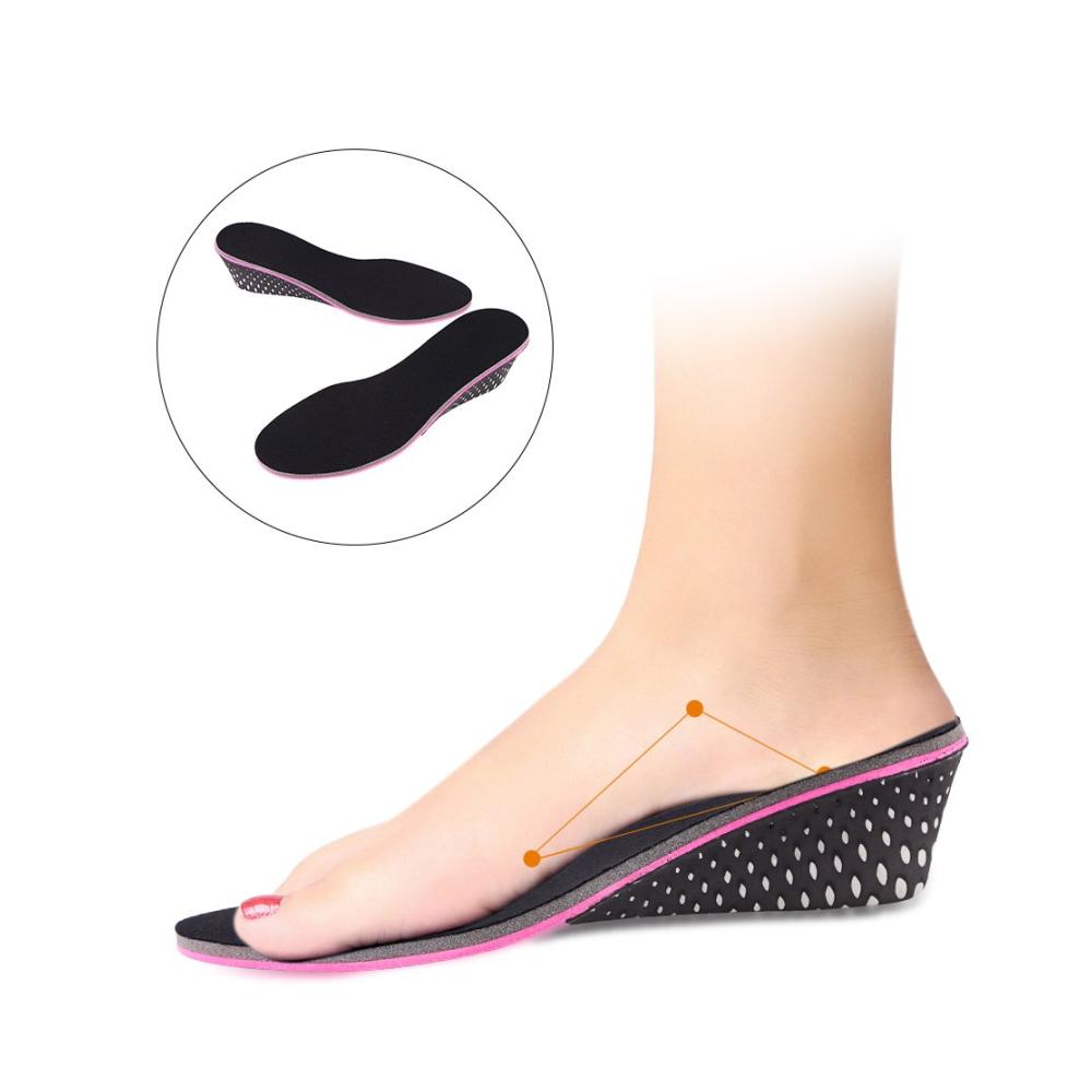 Erleben Sie maximalen Komfort mit den 5CM Höherlegungs Einlegesohlen! Unisex rutschfest und atmungsaktiv für Fußschmerzlinderung. Ihre ultimative Wahl für den ganztägigen Komfort