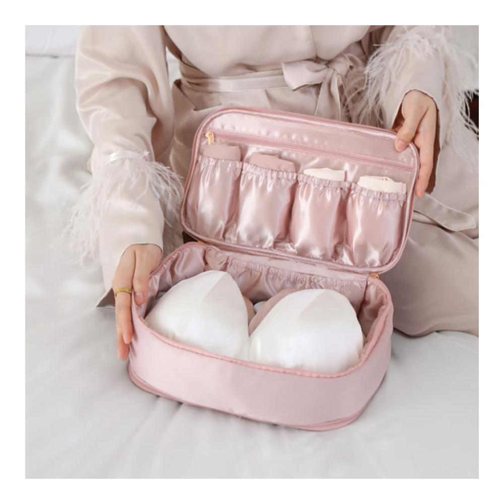 Praktischer Kofferorganizer für Damen – Unterwäsche Socken BHs sicher verstauen! Ideale Reisetasche und Schrank-Trennbox für Ordnung im Gepäck