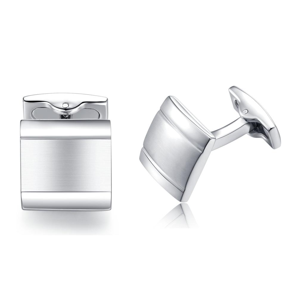Elegante Herren Manschettenknöpfe Edelstahl quadratisch Business & Hochzeit. Das perfekte Geschenk für Stilbewusste