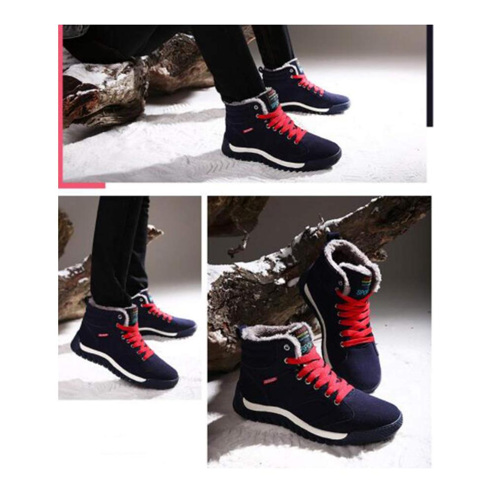 Ultimativer Komfort Herren Warm Gefütterte Winterstiefel Winterschuhe Sneaker für stilvolle Outdoor-Abenteuer! Rutschfeste Sohlen Top-Design ideal für Wanderungen und Freizeit