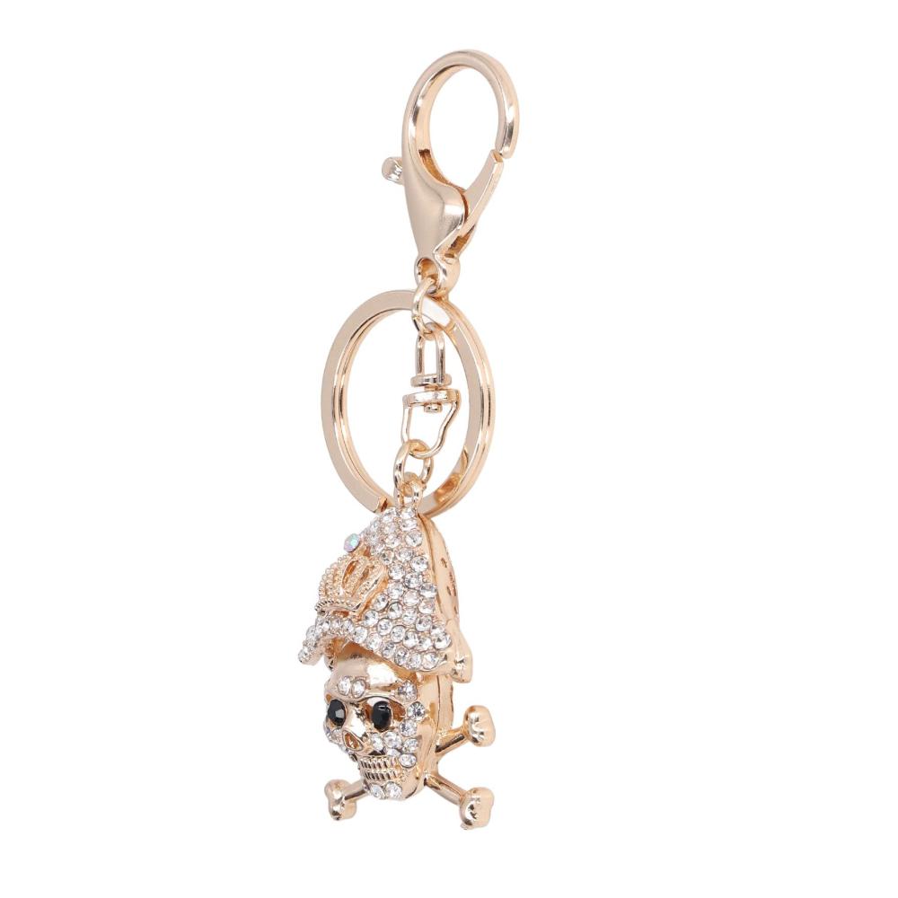 Damen LANTRO JS Schlüsselanhänger Totenkopf-Motiv für Stil und Funktion - Eleganz und Langlebigkeit vereint - Ein Must-have für jeden Look! Siehe Abbildung für Details