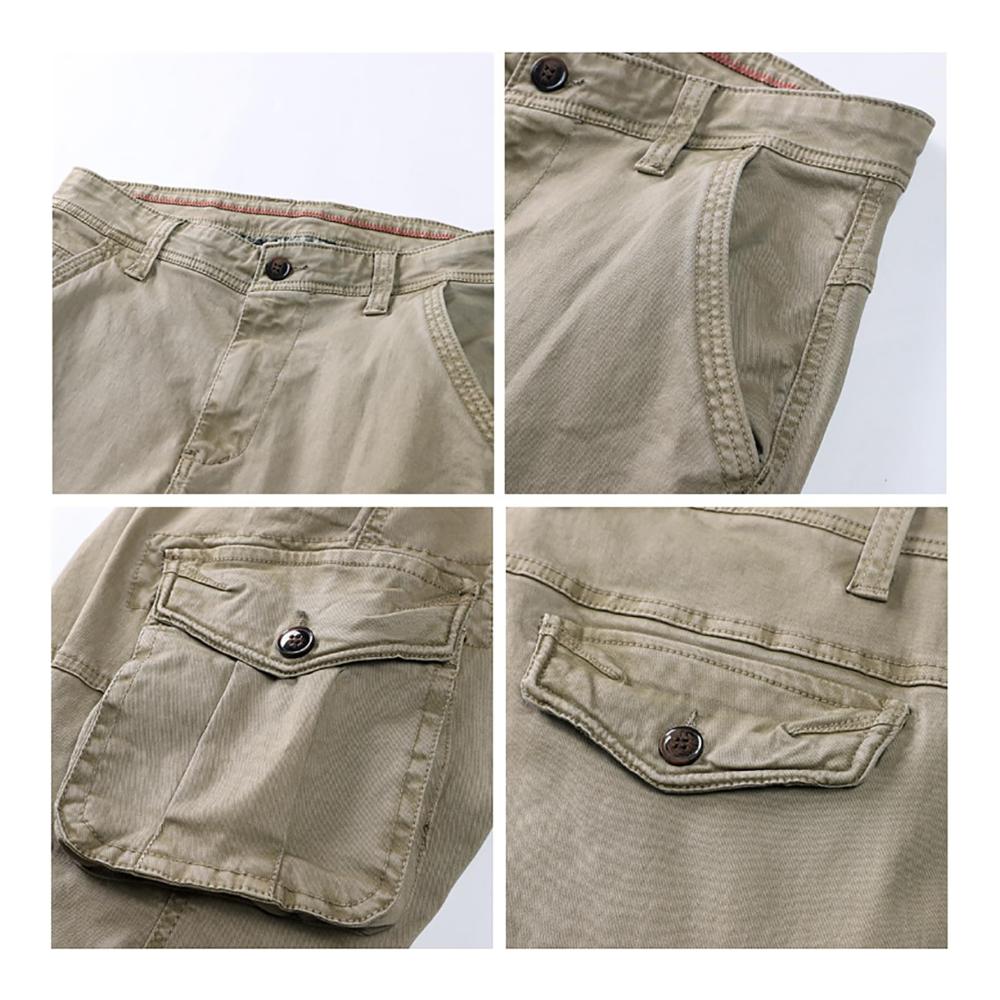 Cargohose Herren Freizeit Outdoorhose mit Taschen Wanderhose Trekkinghose