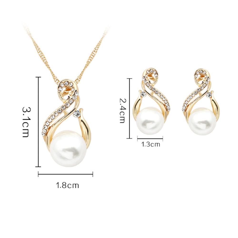 Entdecken Sie zeitlose Eleganz Lilingyu Damen Perle Schmuckset – Perfekte Harmonie von Perlenhalskette und -ohrringen für Hochzeit und Verlobungsfeier. Gönnen Sie sich Luxus und Stil