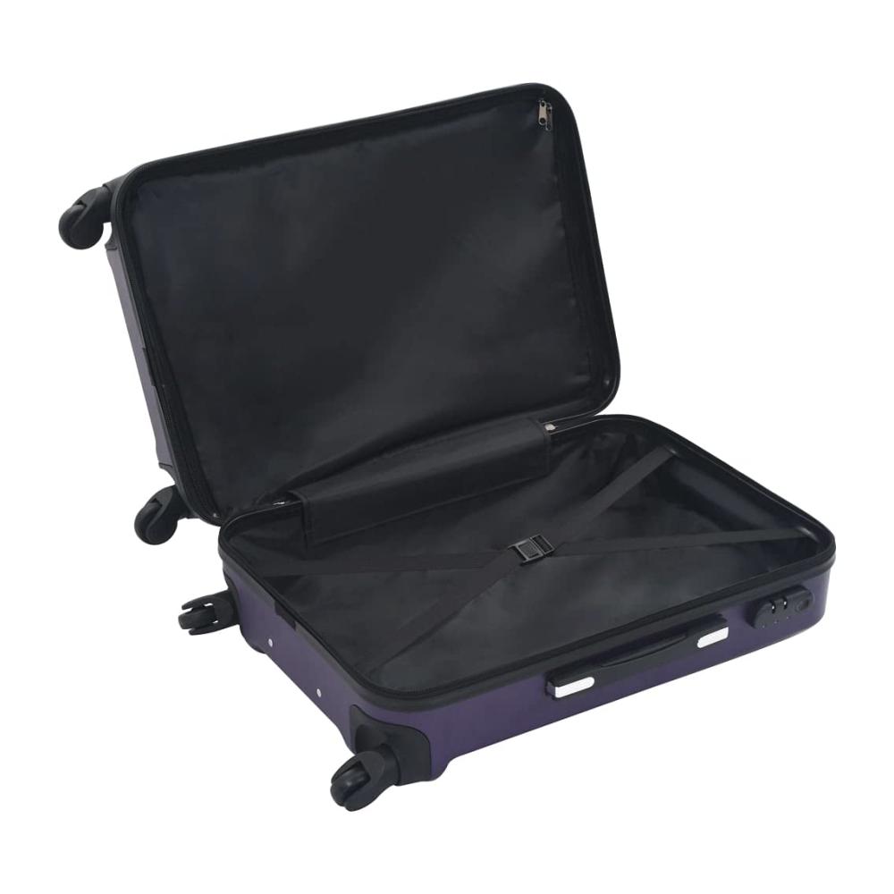 Luxuriöses 3-teiliges Gepäck-Set in strahlendem Violett Hartschalen-Trolley-Set aus robustem ABS für stilvolles Reisen. Jetzt erhältlich