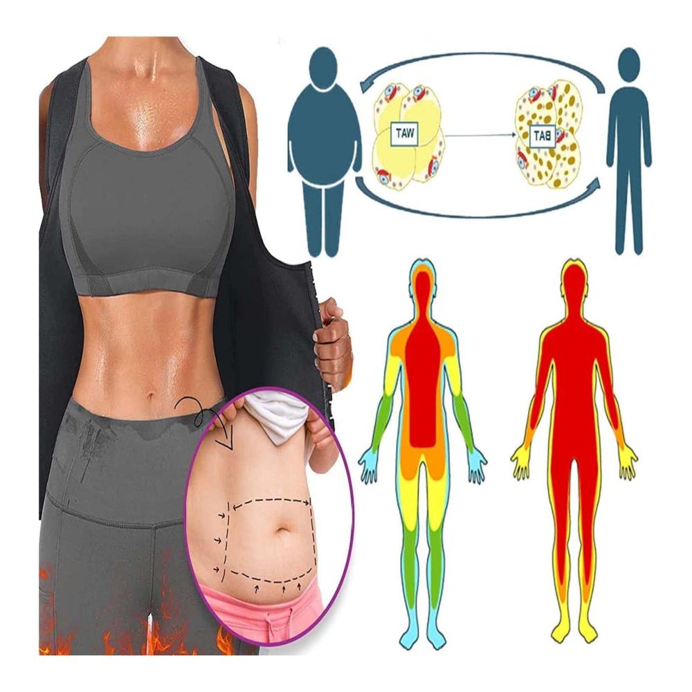 Formende Tops Ultimatives Slimming Vest & Taille Korsett für Frauen - Cadifit Heat Cycle Stressweste - Perfektes Kompressionsshirt für Workout und Figurformung! Entdecke jetzt