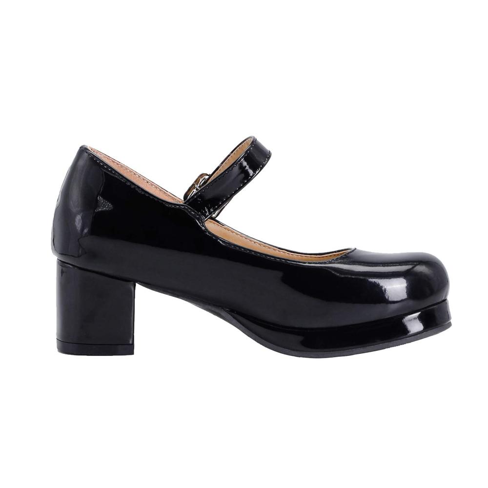 Entdecken Sie die Eleganz Damen Mary Jane Halbschuhe in 5 trendigen Farben mit verzierten Schnallen - Ein Must-Have für Stilbewusste