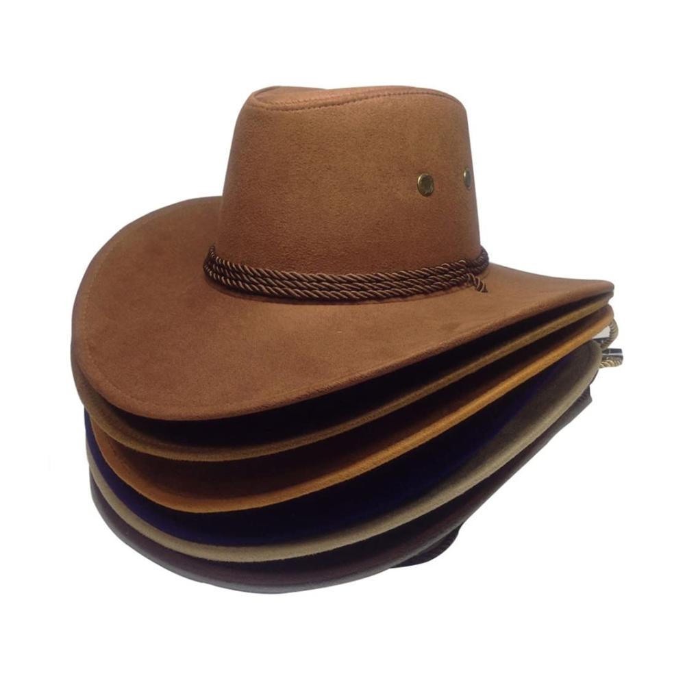 Einzigartiger Trilby Cowboyhut Stilvolle Westernhut mit breiter Krempe für Erwachsene - Authentischer Cowgirl Hut in Beige - Jazz Cap für den perfekten Western-Look