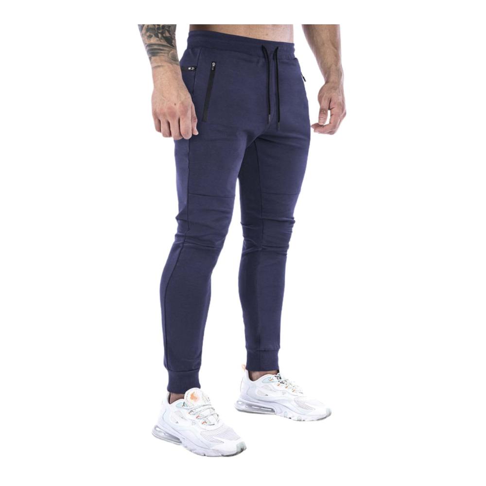Entdecke die ultimative Herren Trainingshose! Perfekt für Fitnessstudio und Freizeit Jogginghose mit schmaler Passform und praktischen Reißverschlusstaschen. Lässiger Stil maximale Leistung