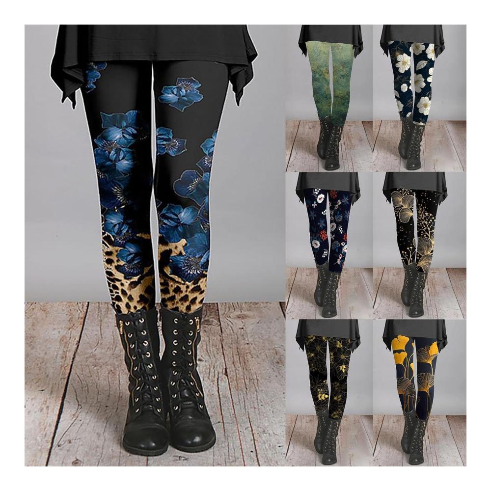 Erleben Sie ultimative Wärme und Stil Unterteile Damen Thermo Leggings mit Weihnachts-Santa-Print. Perfekt für Yoga Laufen und gemütliche Feiertagspartys. Jetzt zugreifen