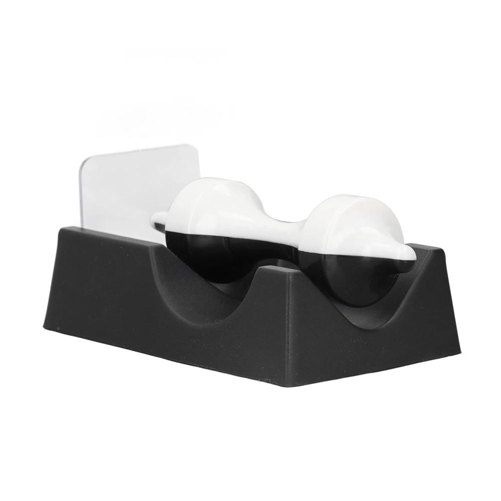 Magnetisches Schwebegyroskop für den Unterricht und Stressabbau Pädagogisches und dekoratives Handwerksmodell Magnetisches Schwebendes Gyroskop Magnetisches Levitationsspielzeug in Schwarz-Weiß